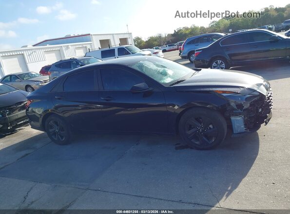 5NPLS4AG7MH026016 2021 HYUNDAI ELANTRA Black უკანა სალონის ხედი
