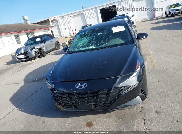 5NPLS4AG7MH026016 2021 HYUNDAI ELANTRA Black ხელსაწყოთა პანელის ხედი