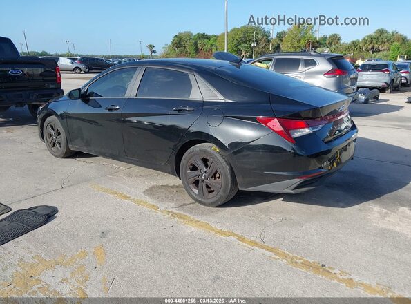 5NPLS4AG7MH026016 2021 HYUNDAI ELANTRA Black უკანა მარცხენა