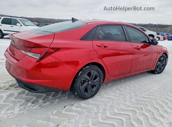 5NPLS4AG8MH027384 2021 HYUNDAI ELANTRA Red Հետևի աջ