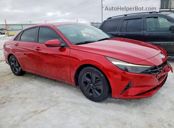 5NPLS4AG8MH027384 2021 HYUNDAI ELANTRA Red Առջևի աջ