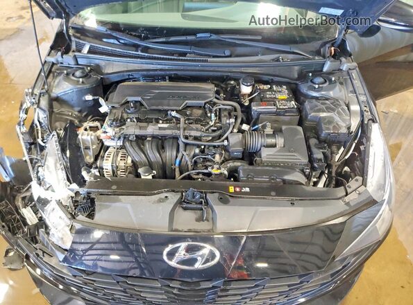 5NPLS4AG8MH028597 2021 HYUNDAI ELANTRA Black უკანა სალონის ხედი