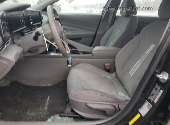 5NPLS4AGXMH008898 2021 HYUNDAI ELANTRA Black Front interior view