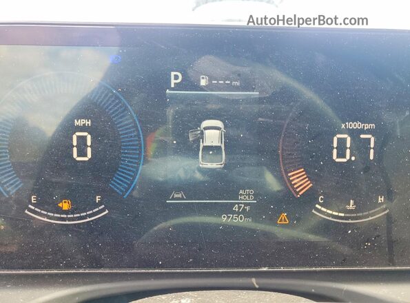 5NTJA4DEXSH149893 2025 HYUNDAI SANTA Black Widok zestawu wskaźników