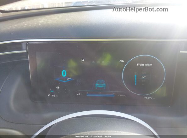 5NTJCDAE3NH013057 2022 HYUNDAI SANTA CRUZ White Հետևի նստատեղերի տեսք