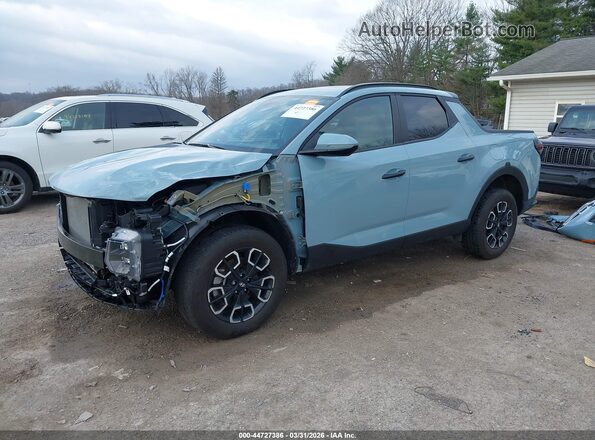 5NTJCDDE1RH117466 2024 HYUNDAI SANTA CRUZ Синий Передняя левая четверть