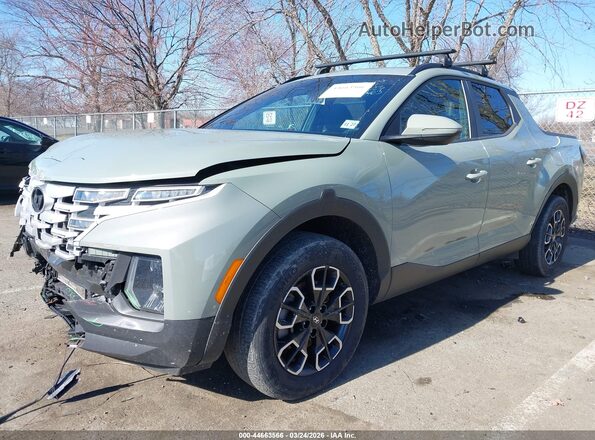 5NTJDDAF6NH024320 2022 HYUNDAI SANTA CRUZ Green წინა მარცხენა ხედი სამი მეოთხედიდან