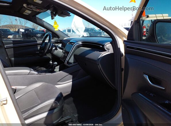5NTJEDAF9PH067842 2023 HYUNDAI SANTA CRUZ Tan წინა სალონის ხედი
