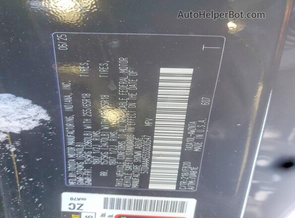 5TDAAAA55SS030547 2025 TOYOTA GRAND Black Շարժիչի բաժամունքի տեսք