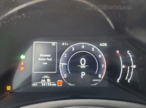 5TDAAAA63RS009232 2024 LEXUS TX White Instrument cluster view