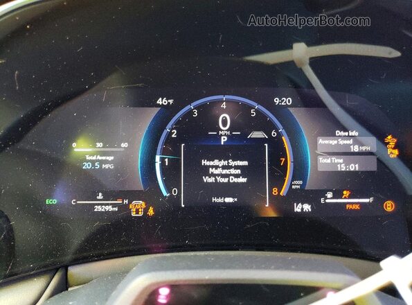 5TDAAAA64RS007103 2024 LEXUS TX Black Instrument cluster view