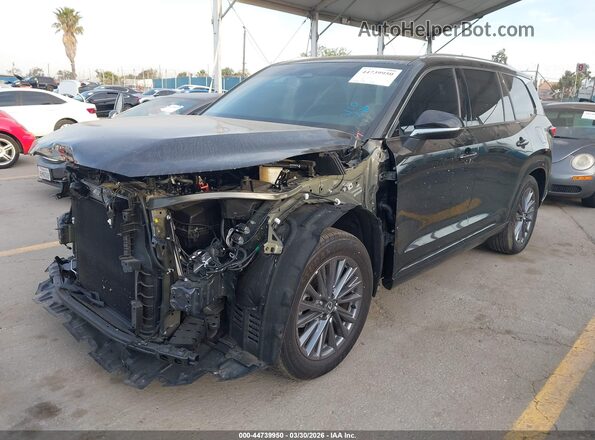 5TDAAAA65SS015118 2025 LEXUS TX 350 Black წინა მარცხენა ხედი სამი მეოთხედიდან