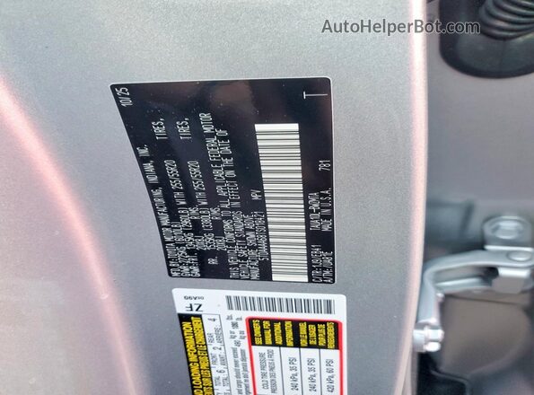 5TDAAAA68TS018421 2026 LEXUS TX Silver Вид наклейки з VIN-кодом