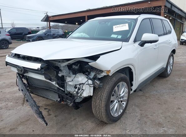 5TDAAAB50RS068583 2024 TOYOTA GRAND HIGHLANDER White Առջևի ձախ երեք քառորդ տեսարան