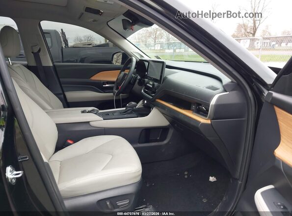 5TDAAAB52SS075928 2025 TOYOTA GRAND HIGHLANDER Black Вид салону спереду