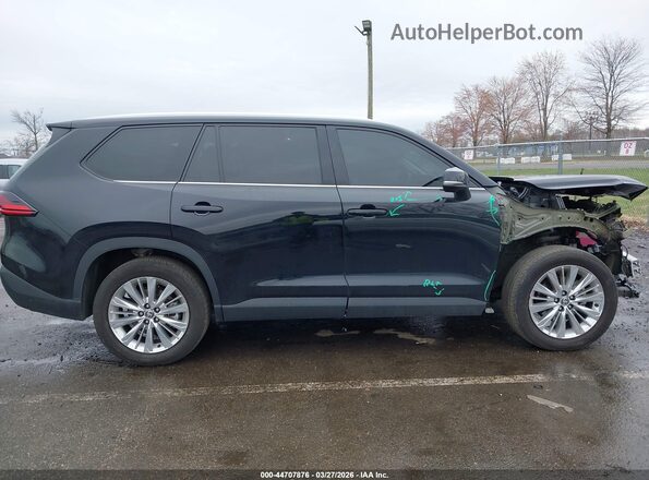5TDAAAB52SS075928 2025 TOYOTA GRAND HIGHLANDER Black Вид задньої частини салону