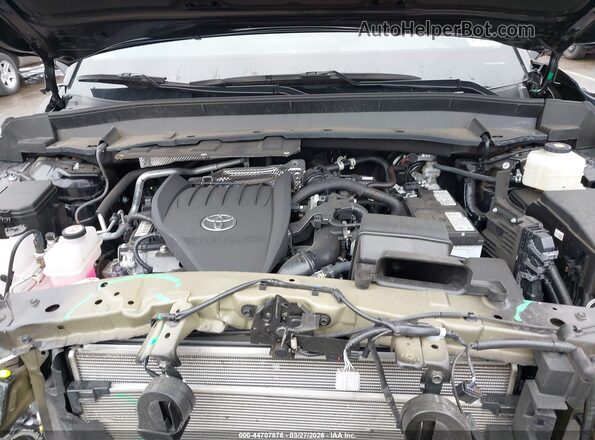 5TDAAAB52SS075928 2025 TOYOTA GRAND HIGHLANDER Black Вид ззаду