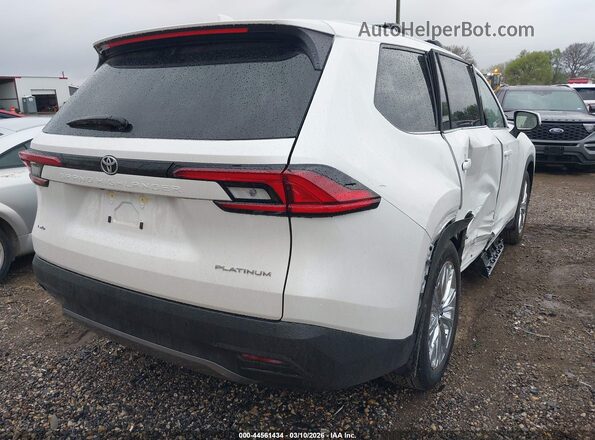 5TDAAAB53TS127066 2026 TOYOTA GRAND HIGHLANDER Белый Задняя правая четверть