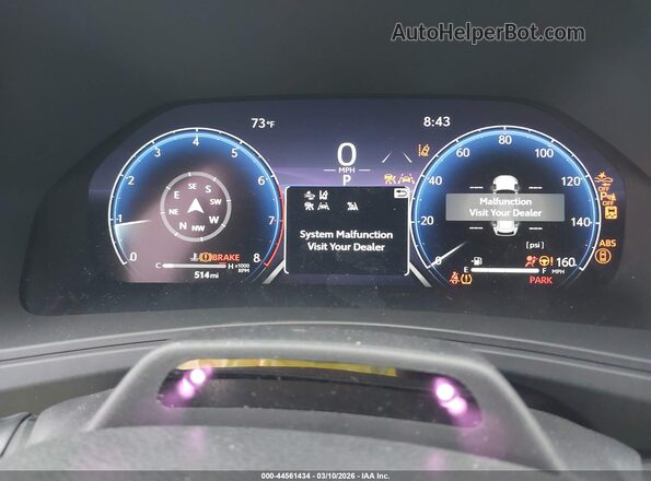5TDAAAB53TS127066 2026 TOYOTA GRAND HIGHLANDER Белый Вид задних сидений
