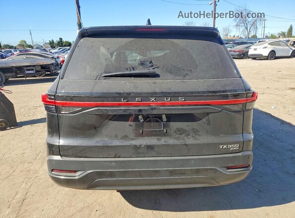 5TDAAAB63SS037603 2025 LEXUS TX Black უკანა ხედი