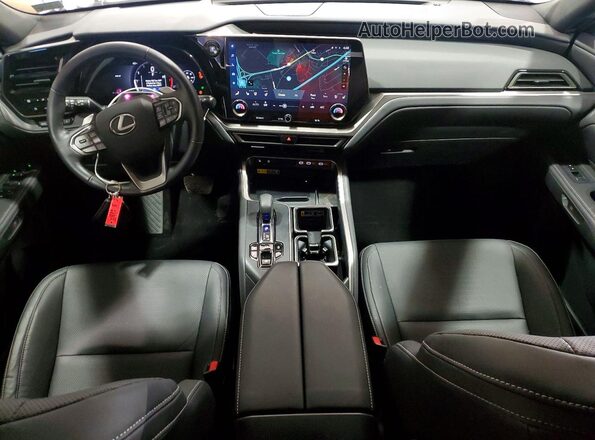 5TDAAAB6XSS035962 2025 LEXUS TX White Dashboard view