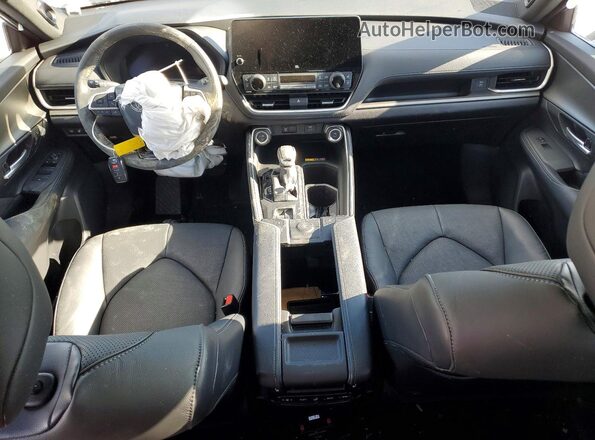 5TDACAB50SS054828 2025 TOYOTA GRAND Gray Առջևի վահանակի տեսք