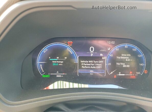5TDACAB56TS077001 2026 TOYOTA LIMITED Blue Vista del cuadro de instrumentos