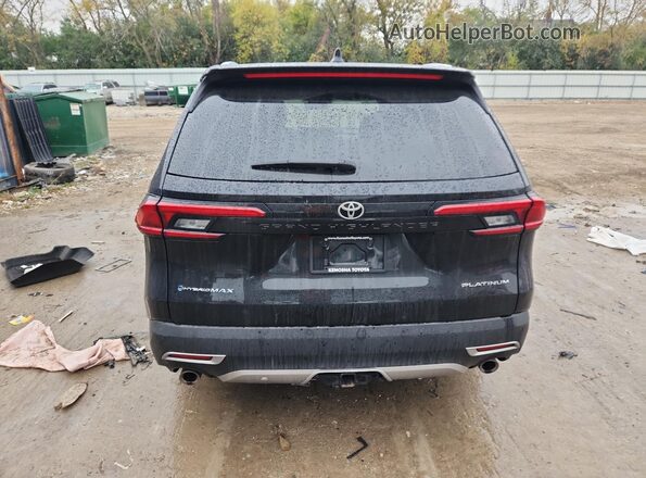 5TDADAB50RS002008 2024 TOYOTA HIGHLANDER HYBRID Black Widok z tyłu