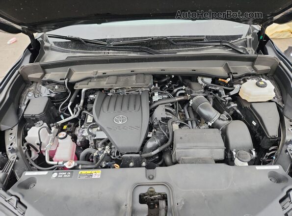 5TDADAB50RS002008 2024 TOYOTA HIGHLANDER HYBRID Black Widok komory silnika
