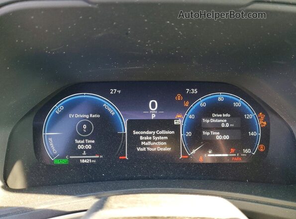 5TDADAB52SS014957 2025 TOYOTA HIGHLANDER HYBRID Gray Widok zestawu wskaźników