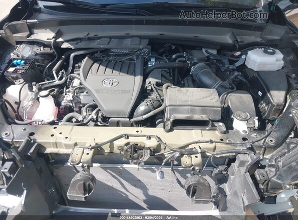 5TDADAB53SS017043 2025 TOYOTA HIGHLANDER HYBRID Black Вид ззаду