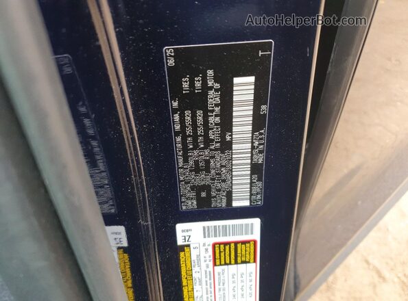 5TDADAB57SS021032 2025 TOYOTA LIMITED Blue Вид наклейки з VIN-кодом