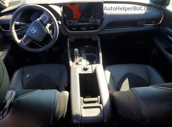 5TDADAB59RS007899 2024 TOYOTA HIGHLANDER HYBRID Black Widok deski rozdzielczej