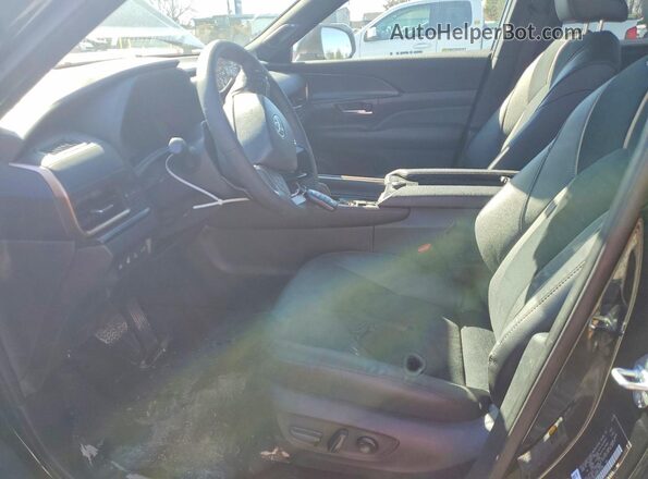 5TDADAB59RS007899 2024 TOYOTA HIGHLANDER HYBRID Black Widok wnętrza z przodu