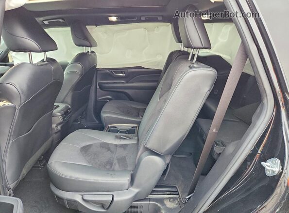 5TDADAB5XRS006633 2024 TOYOTA HIGHLANDER HYBRID Black Vista interior trasera