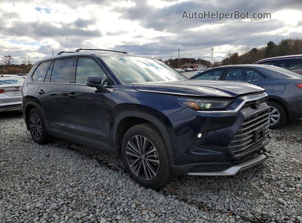 5TDADAB5XSS018853 2025 TOYOTA HIGHLANDER HYBRID Blue Передня права чверть