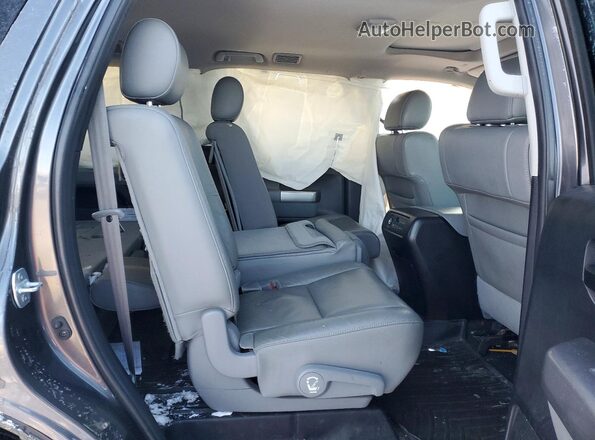 5TDAY5B14MS184944 2021 TOYOTA SEQUOIA Gray Rear interior view