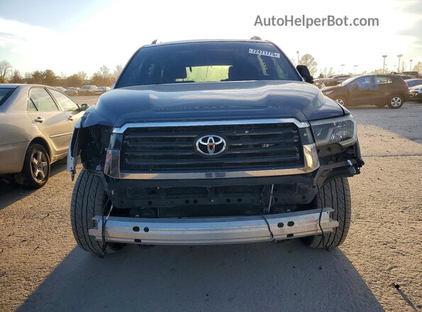 5TDBY5G19JS158378 2018 TOYOTA SEQUOIA Gray წინა ხედი