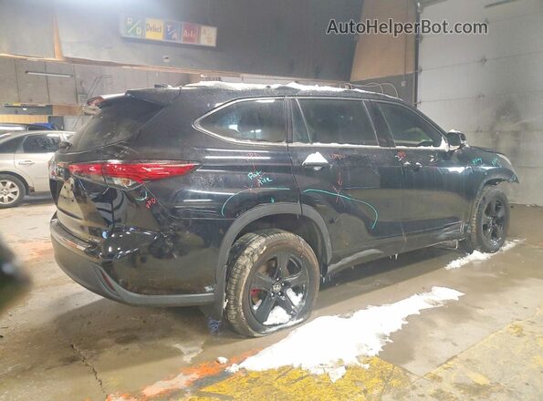 5TDBZRBH2MS152693 2021 TOYOTA HIGHLANDER Black Tył prawy