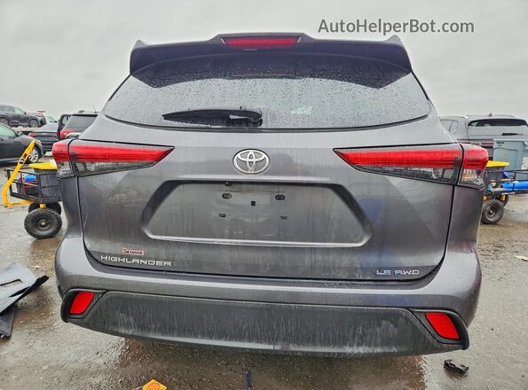 5TDBZRBH5MS106050 2021 TOYOTA LE Charcoal Vista trasera