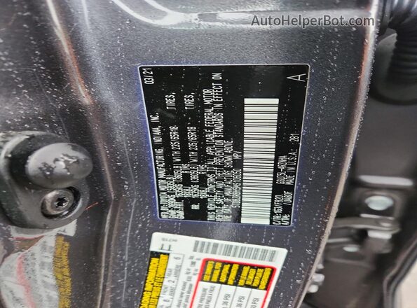 5TDBZRBH5MS106050 2021 TOYOTA LE Charcoal Vista interior de 360 grados