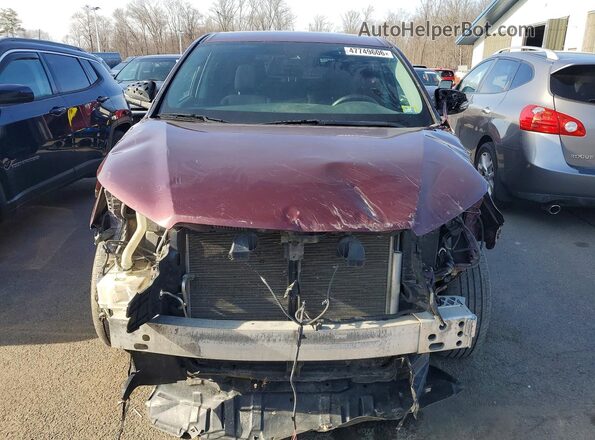 5TDBZRFH5KS958339 2019 TOYOTA LE Maroon 