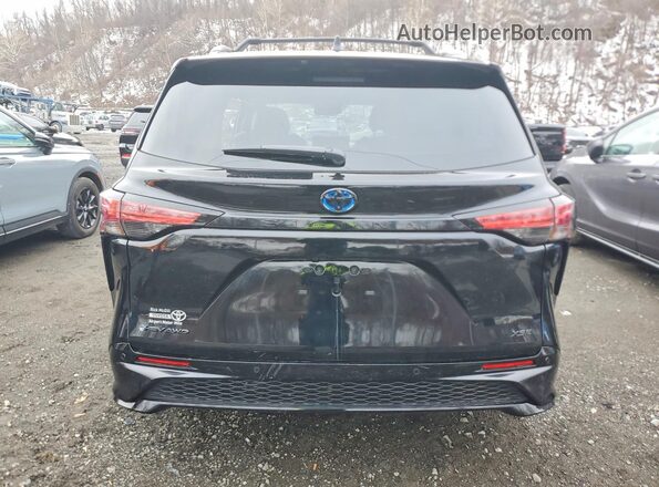 5TDCSKFC1SS200499 2025 TOYOTA SIENNA Black Вид ззаду