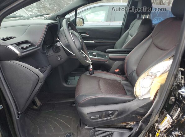 5TDCSKFC1SS200499 2025 TOYOTA SIENNA Black Вид салону спереду