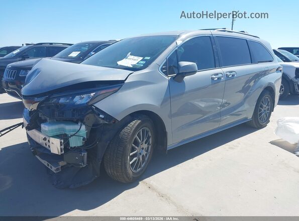 5TDCSKFC4PS091480 2023 TOYOTA SIENNA Silver Передня ліва чверть
