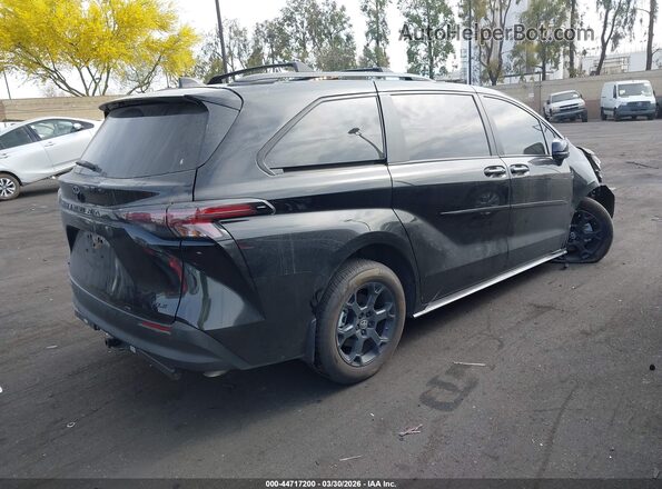 5TDCSKFC4SS175100 2025 TOYOTA SIENNA Black Задня права чверть