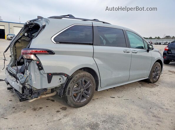 5TDCSKFC5RS117605 2024 TOYOTA SIENNA Gray Задня права чверть