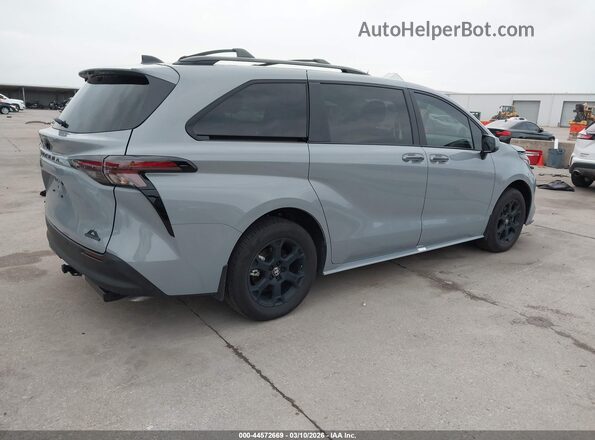 5TDCSKFC6TS229353 2026 TOYOTA SIENNA Pewter უკანა მარჯვენა