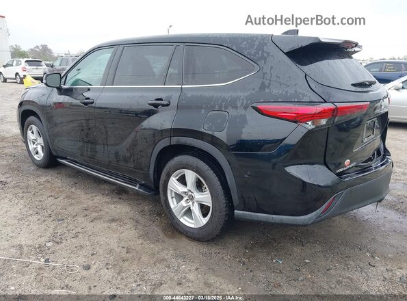 5TDCZRAH0MS066756 2021 TOYOTA HIGHLANDER Черный Задняя левая четверть