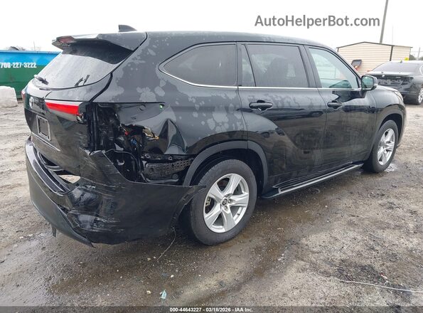 5TDCZRAH0MS066756 2021 TOYOTA HIGHLANDER Черный Задняя правая четверть